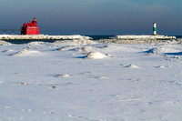 North Pierhead Light in Winter-7014